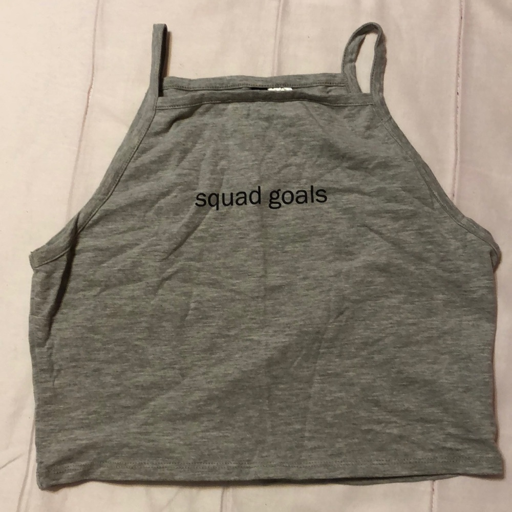 H&M Grey Crop Top